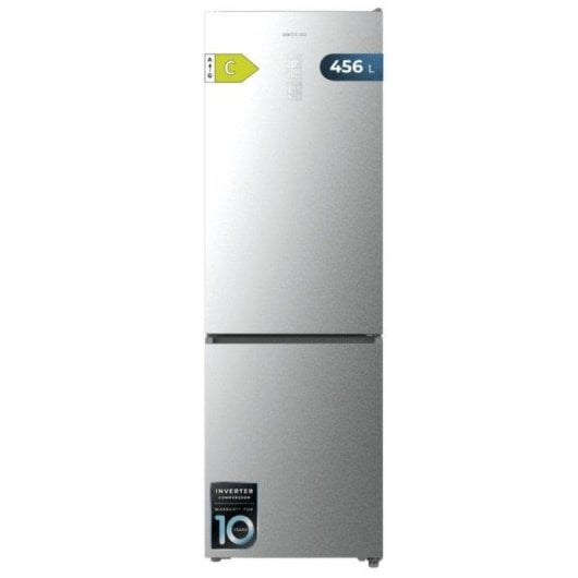 Frigorífico Combi Cecotec Bolero CoolMarket Combi 456 Total No Frost 201cm 456L C Inox