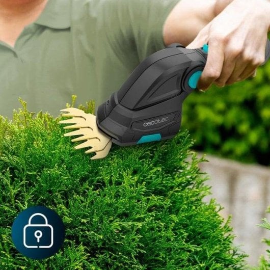 Cortasetos Cecotec TitaniumSword 2000 Hand Cuchillas Titanio Batería 7,2V