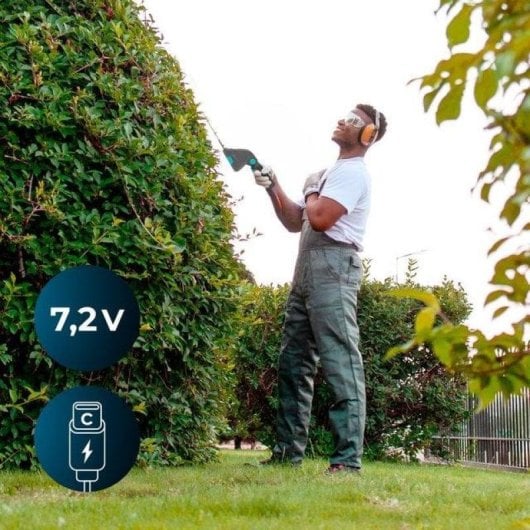 Cortasetos Cecotec TitaniumSword 2000 Hand Cuchillas Titanio Batería 7,2V