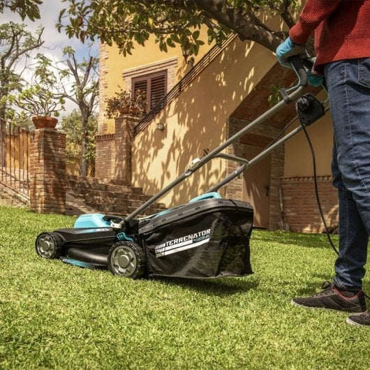 Cortacésped Cecotec Terrenator 360 Flex Z 1500W 36cm 3en1 Mulching Z-Tech BeltDrive XL