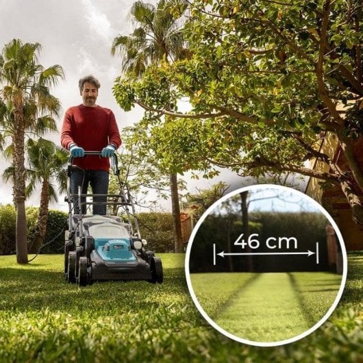 Cortacésped Cecotec Terrenator 460 Flex Z 2000W 46cm Automático 4in1 BeltDrive