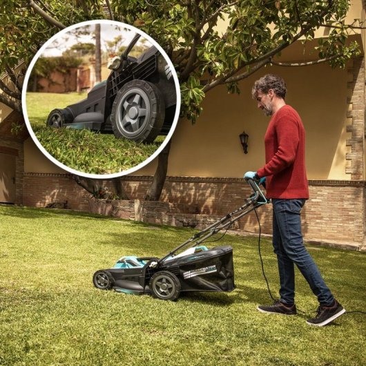 Cortacésped Cecotec Terrenator 460 Flex Z 2000W 46cm Automático 4in1 BeltDrive