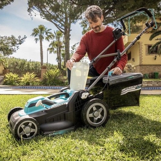 Cortacésped Cecotec Terrenator 460 Flex Z 2000W 46cm Automático 4in1 BeltDrive