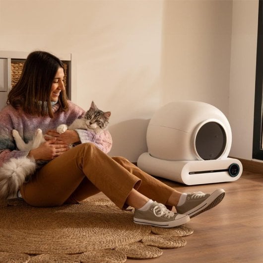 Arenero Cecotec Pumba 8500 CleanKitty Smart autolimpieza wifi 65L sensor infrarrojos