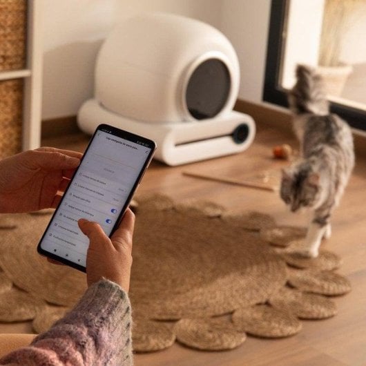 Arenero inteligente Cecotec Pumba 8500 CleanKitty Smart autolimpeza WiFi 65L sensor