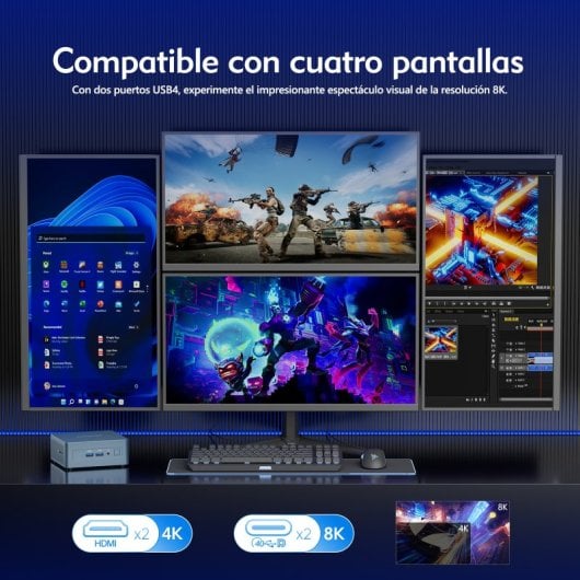 Mini PC GEEKOM Mini IT12 Intel Core i7-1280P 32GB 1TB SSD Windows 11 Pro