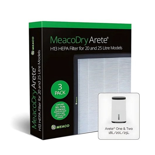 MEACO MeacoDry H13 HEPA-Filter Arete-Kompatibilität 18L/20L/25L 99,75 % Effizienz