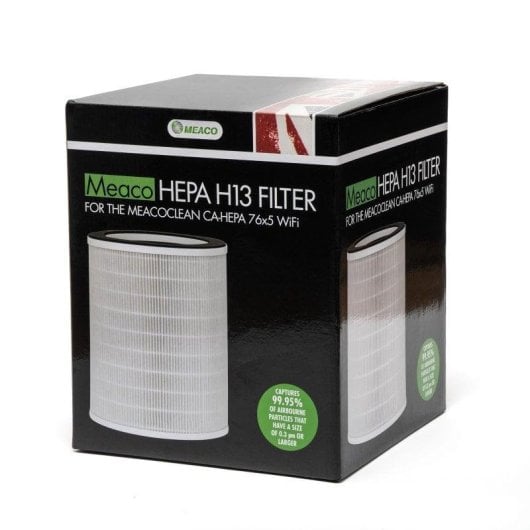 Filtro de repuesto MEACO CA-HEPA 76x5 WiFi H13 HEPA triple capa 2200h