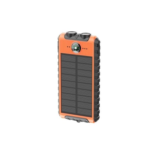 BigBen Connected 10000 mAh Tragbares Solarladegerät USB-C USB-A LED-Taschenlampe Kompass