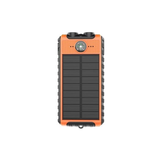 BigBen Connected 10000 mAh Tragbares Solarladegerät USB-C USB-A LED-Taschenlampe Kompass