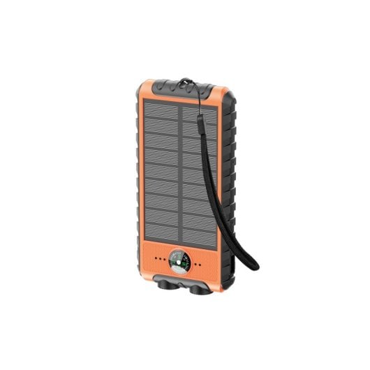 BigBen Connected 10000 mAh Tragbares Solarladegerät USB-C USB-A LED-Taschenlampe Kompass