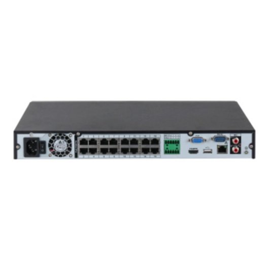 Grabadora NVR para Cámara IP Dahua NVR4216-16P-EI 16 canales 1080p 16TB HDD PoE Ethernet