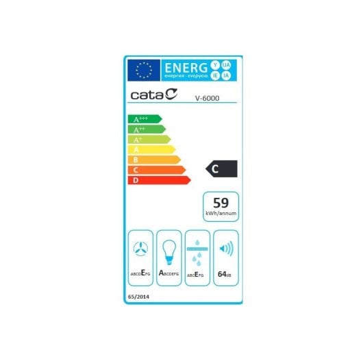 Exaustor Cata V-6000 X Canalizado/Recirculação 60cm Filtros Metálicos e Iluminação LED
