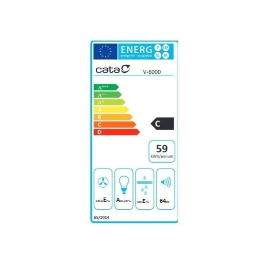 Campana extractora Cata V-6000 X Kanalisiert/Umwälzung 60cm LED Edelstahl