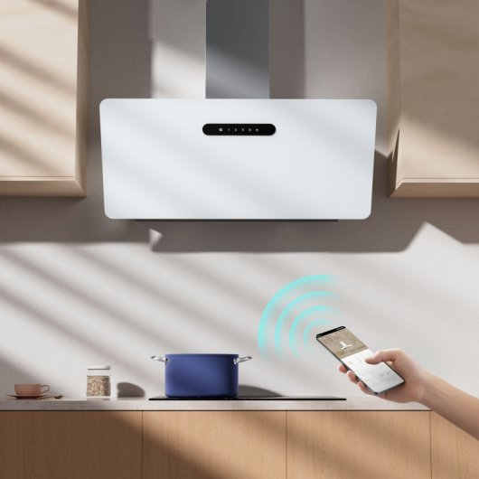 Exaustor Ciarra AWW9736K Condutas e Recirculação 90cm Wi-Fi Alumínio e LED