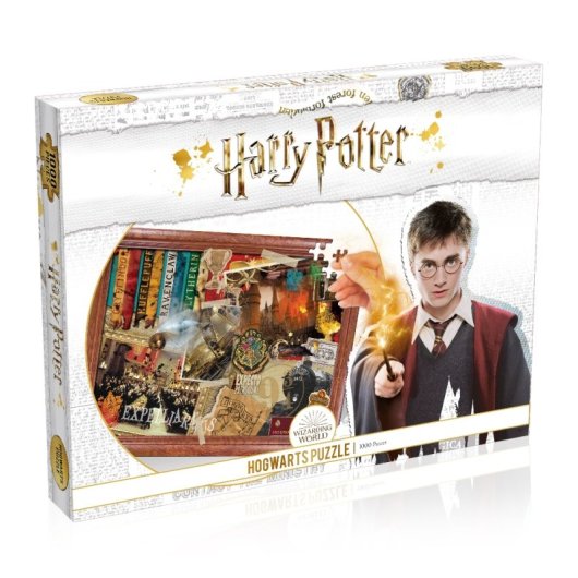 Puzzle de Hogwarts com 1000 peças de Harry Potter - Ilustração detalhada