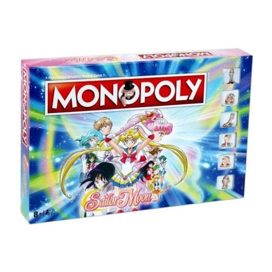 Winning Moves Monopoly Sailor Moon Jeu de société Édition Collector Thème exclusif