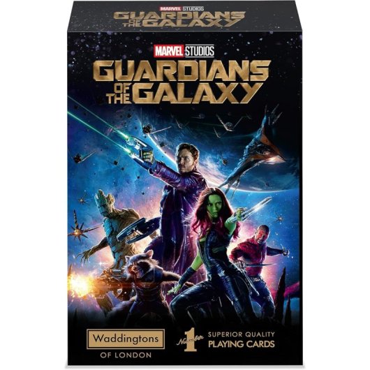 Baraja de Cartas Marvel Guardians of the Galaxy Winning Moves 54 Cartas Coleccionista