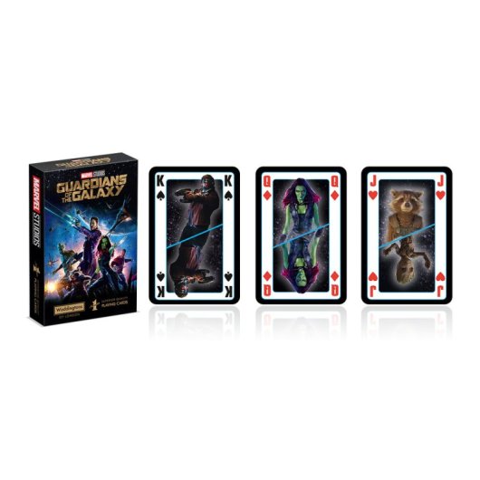 Baraja de Cartas Marvel Guardians of the Galaxy Winning Moves 54 Cartas Coleccionista