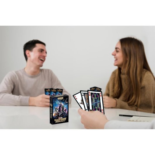 Baraja de Cartas Marvel Guardians of the Galaxy Winning Moves 54 Cartas Coleccionista