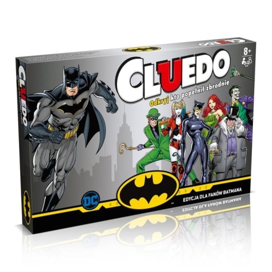 Jogo de tabuleiro Winning Moves Cluedo Batman Gotham City Edition para 2 a 6 jogadores