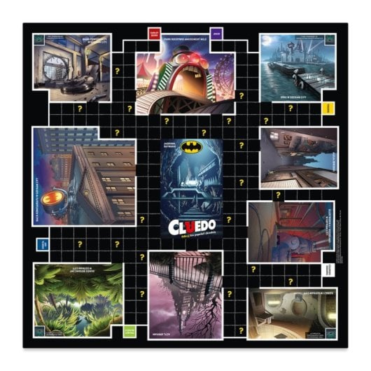 Jogo de tabuleiro Winning Moves Cluedo Batman Gotham City Edition para 2 a 6 jogadores