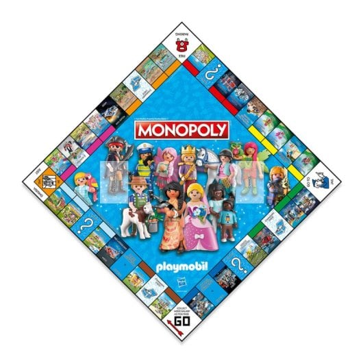 Jogo de tabuleiro Monopoly Winning Moves Playmobil Inglês 2 a 6 jogadores +8 anos