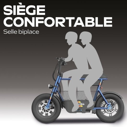 Draisienne UrbanGlide Thunder 160 25km/h 30km Autonomie 16″ 350W Elektroblau