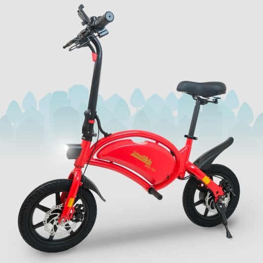 Bici elettrica UrbanGlide eBike 140 Rouge 250W 14″ Bluetooth LED Disc