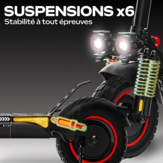 Patinete eléctrico UrbanGlide 25km/h 60km de autonomía 1600W doble motor suspensión total