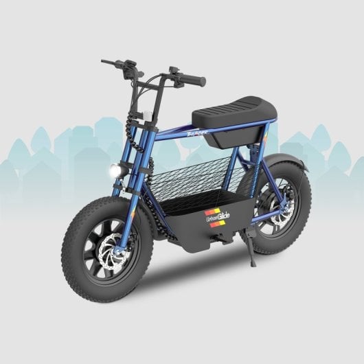 Elektrische Draisienne UrbanGlide Thunder 160 350W 25km/h 30km Autonomie 16" Disc IPX5 Blau