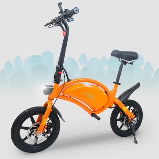 Vélo électrique UrbanGlide eBike 140 14″ 250W 25km/h Bluetooth Orange LED Disc