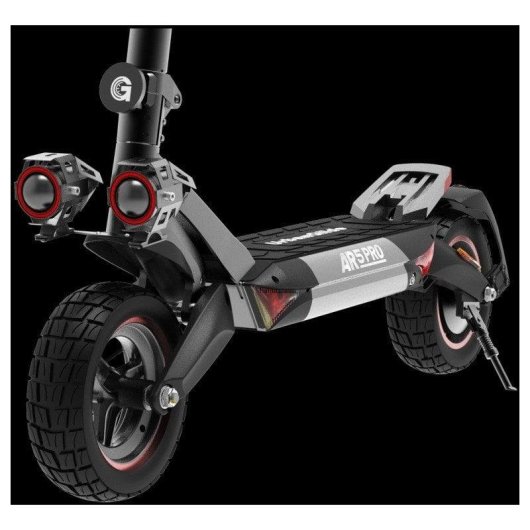 Patinete électrique UrbanGlide AR5Pro 800W Autonomie 40km Suspension double LED XXL Noir