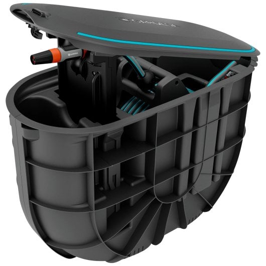Caja portamanguera Gardena 18650-20 Automático 20m Negro Diámetro 1,1cm Funcional