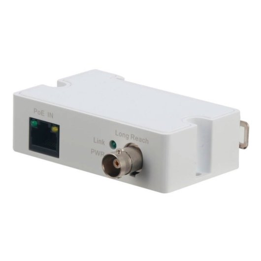 Extensor de rede Dahua LR1002 Conversor RJ45 para BNC 10/100 Mbit/s até 1000m