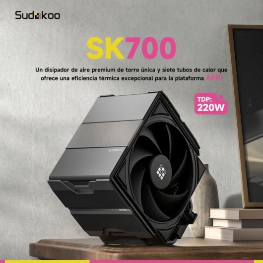Sudokoo Socket AM5 SK700 220 W Overclocking Refroidissement par air Flux amélioré
