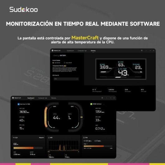 Refrigeración Aire Sudokoo Socket AM5 SK700V 220W para Overclocking y Alto Flujo de Aire