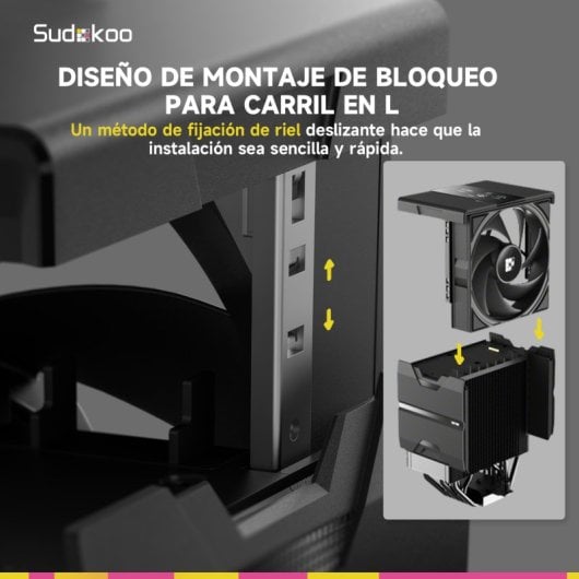 Refrigeración Aire Sudokoo Socket AM5 SK700V 220W para Overclocking y Alto Flujo de Aire
