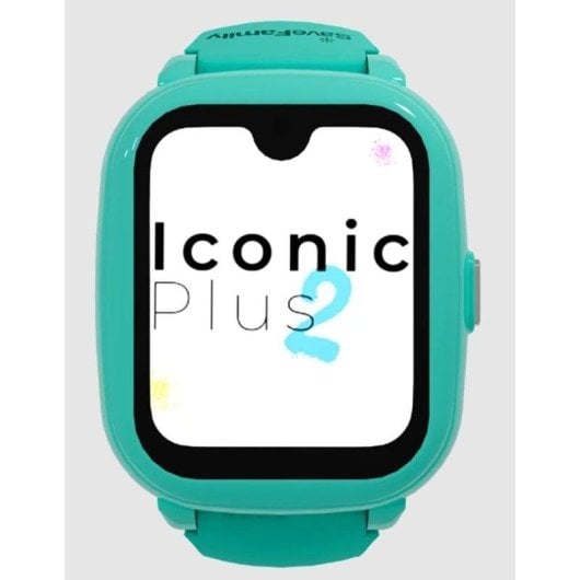 SaveFamily Iconic Plus 2 4G GPS 1.78" Écran Tactile Mint Taille Unique IP67 Déverrouillage Facial