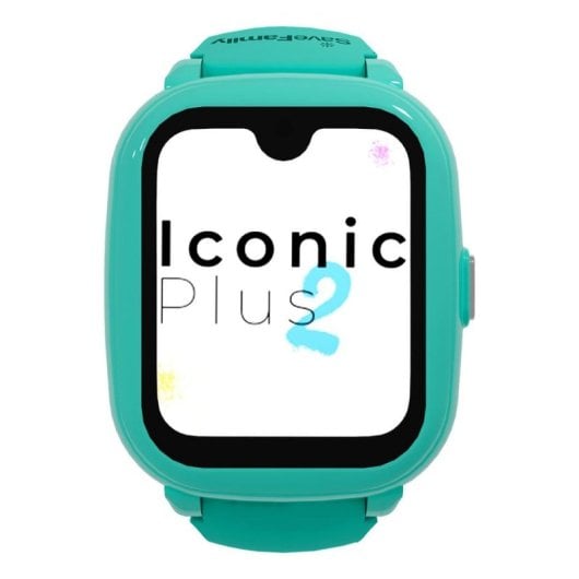 SaveFamily Iconic Plus 2 4G GPS 1.78" Écran Tactile Mint Taille Unique IP67 Déverrouillage Facial