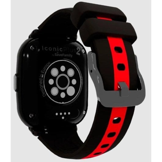 SaveFamily Iconic Plus 2 4G GPS 1.78" Touch IP67 Nero Rosso One Size Android iOS SOS