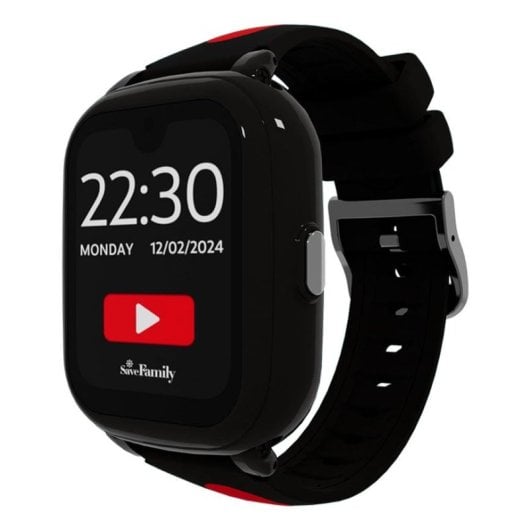 SaveFamily Iconic Plus 2 4G GPS 1.78" Touch IP67 Nero Rosso One Size Android iOS SOS