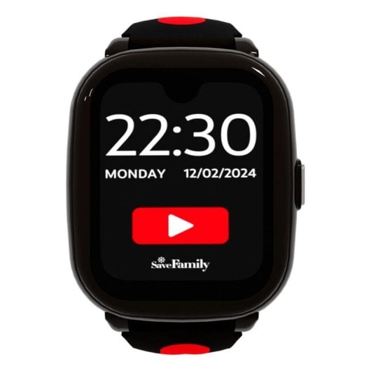 SaveFamily Iconic Plus 2 4G GPS 1.78" Touch IP67 Nero Rosso One Size Android iOS SOS