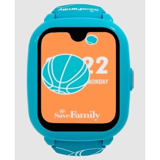 SaveFamily Iconic Plus 2 4G GPS WiFi 40mm Touchscreen Blu IP67 Bambini S Sblocco Faciale SOS