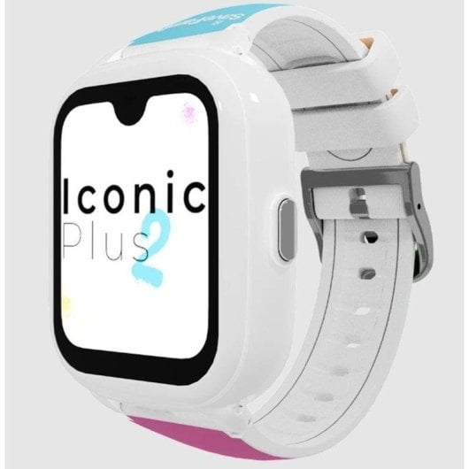 SaveFamily Iconic Plus 2 4G GPS 40mm Full HD Weiß Color Pop Einheitsgröße IP67 Puls Schlafmonitor SOS