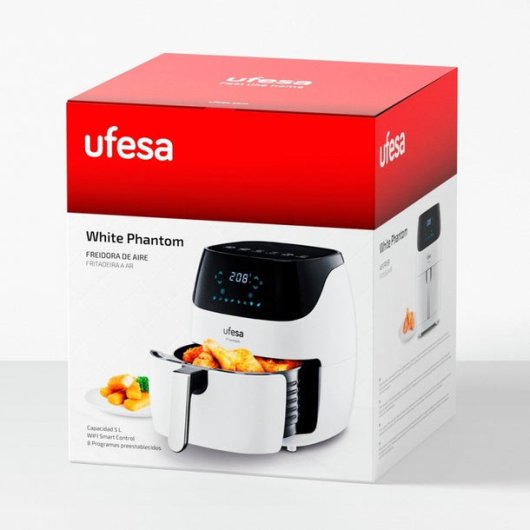Freidora de aire Ufesa Phantom 72805265 5L 1500W control táctil 8 programas BPA/PFOA Free