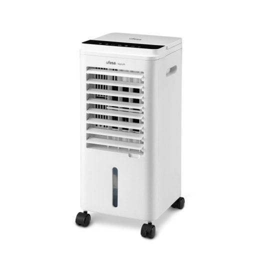 Ar condicionado portátil Ufesa Narvik 65W 20m² com painel táctil, comando e depósito de 5L