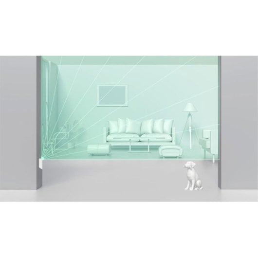 Detector de Cortinas Ajax MotionProtect Preto Sem Fios PIR Cortina 15m IP54 Imunidade a Animais de Estimação