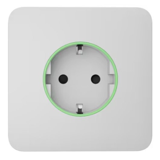 Enchufe Inteligente Ajax SoloCover Blanco Type F OutletCore Jeweller 82,3mm