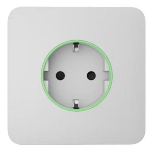 Tomada Inteligente Ajax SoloCover (Smart) Type F Jeweller Compatível com OutletCore